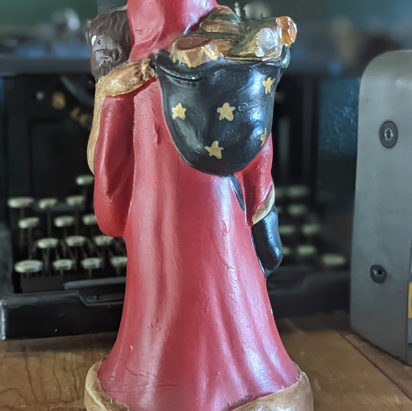 Vintage Santa. Fairfield Folkart, made in USA, chalkware. 10" - Picture 4 of 5